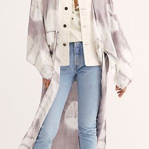 Free People Spellbound Kimono lilac grey